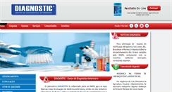 Desktop Screenshot of laboratoriodiagnostic.com.br